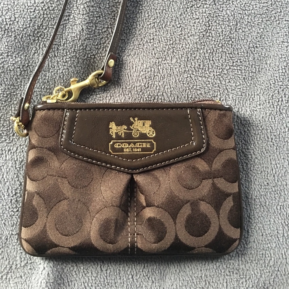 Coach wristlet - never been used.